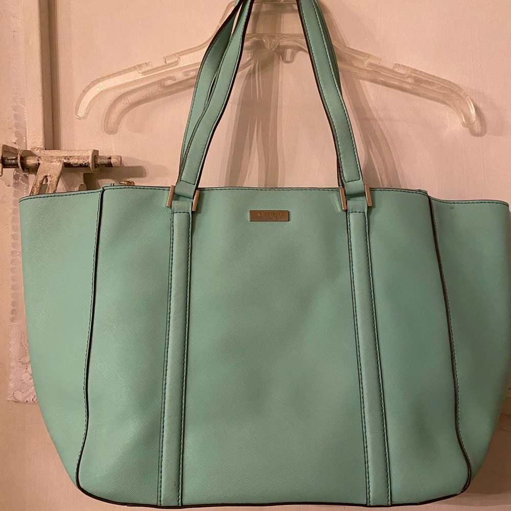 AUTHENTIC KATE SPADE LARGE TOTE TIFFANY BLUE